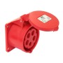 PCE 325-6F7 CEE-Anbausteckdose 5p 32A 400V 