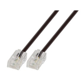 EFB K2408.3 Modularkabel RJ45 (8/4) - RJ45 (8/4), schwarz, 3 m