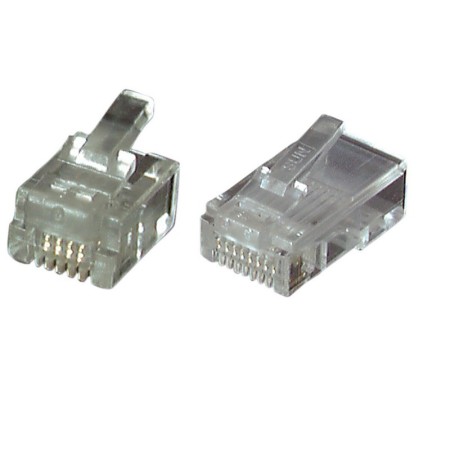 EFB 37517.1-100 Modular-βύσμα RJ10 UTP, E-MO 4/4 SR, VPE 100