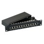 EFB 37737.12 Μίνι-Patchpanel STP 12xRJ45 Cat.6A, 10 1HE, RAL7035 γκρι