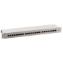 EFB 37666.1M Patchpanel STP 24xRJ45 Cat.6A, 19´´ 1HE, RAL7035 grau