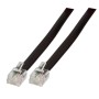 EFB K2404SW.3 Modularkabel schwarz, 2 x RJ12 (6/6) Stecker, 1:1, 3,0 m