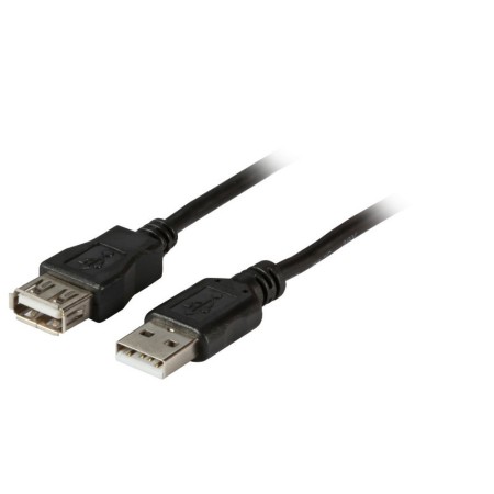 EFB K5248.5V2 USB2.0 Verlängerungskabel A-A,St-Bu 5,0m grau, Classic