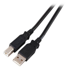 EFB K5255.3 USB2.0 Anschlusskabel A-B, St.-St., 3,0m, grau, Classic