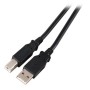 EFB K5255.3 USB2.0 Anschlusskabel A-B, St.-St., 3,0m, grau, Classic