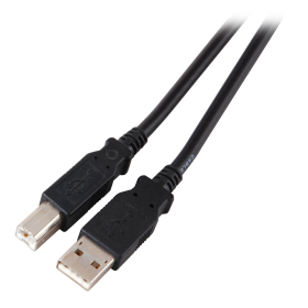 EFB K5255.1,8 USB2.0 Anschlusskabel A-B, St.-St., 1,8m, grau, Classic