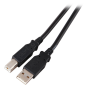 EFB K5255.1,8 USB2.0 Anschlusskabel A-B, St.-St., 1,8m, grau, Classic