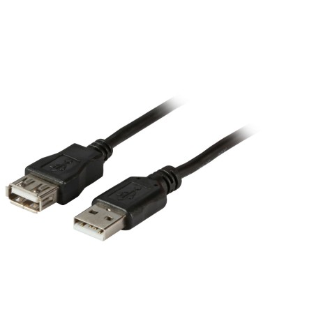 EFB K5248.1,8V2 USB2.0 Verlängerungskabel A-A,St-Bu 1,8m grau, Classic