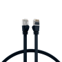 EFB K5545SW.1,5 RJ45 Flachpatchkabel Cat.6A U/FTP PVC  schwarz 1,5m