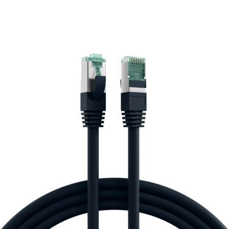 EFB MK6001.7,5B RJ45 Patch καλώδιο Cat.6A S/FTP LSZH μαύρο 7,5m