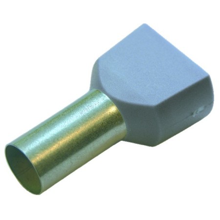 Haupa Twin-Aderendhülsen für zwei Leiter, DIN 270782