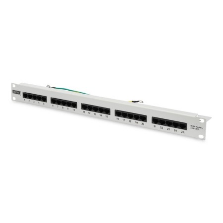 DIGITUS CAT 3 ISDN Patch Panel, μη θωρακισμένο DN-91325-1