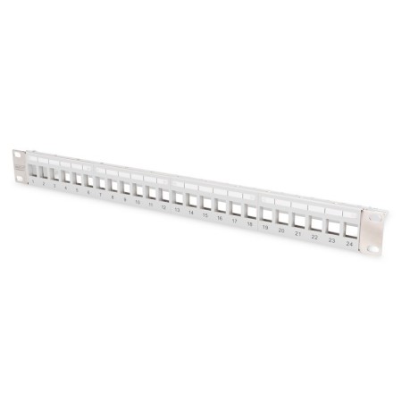 DIGITUS Modulares Patchpanel für Keystone Jacks 1HE - unbestückt DN-91410-LF