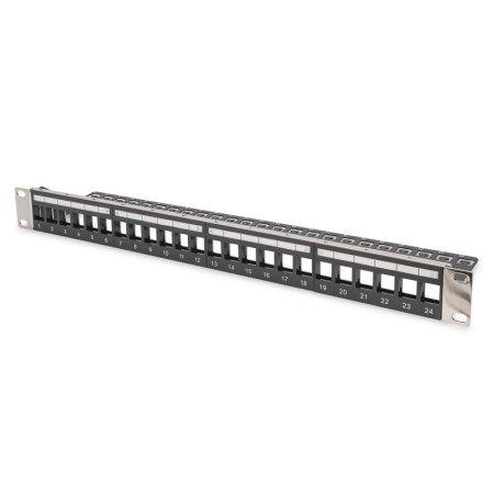 DIGITUS Modulares Patchpanel für Keystone Jacks 1HE - unbestückt DN-91411-LF