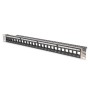DIGITUS Μοντούμενο Patchpanel για Keystone Jacks 1HE - μη εξοπλισμένο DN-91411-LF