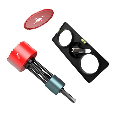 Primo P857 Bohr-Fixx und Bohrschablonen Set 68 mm