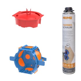 Primo P924 Thermodosen-Set THDS-45-S1, Unterputz