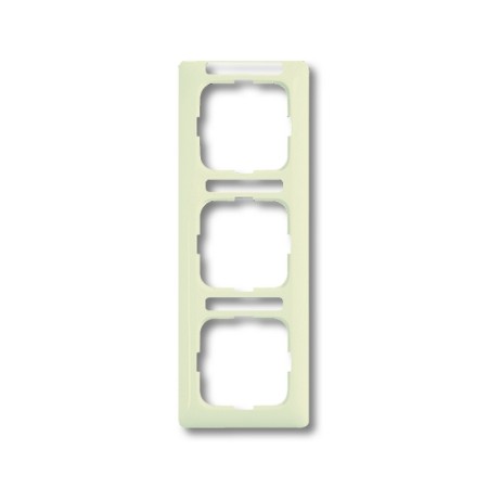 Busch-Jäger Busch-Duro 2000® SI Linear-Abdeckrahmen, 3fach Rahmen weiß 1754-0-4096
