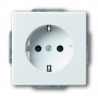 Busch-Jäger SCHUKO® socket insert studio white 2011-0-3725