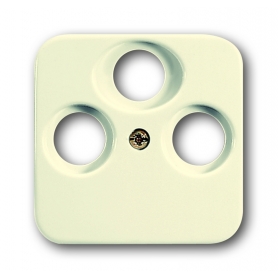Busch-Jäger central disc, as cover for commercial antenna sockets white 1724-0-1747