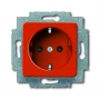 Busch-Jäger SCHUKO® socket insert orange (ZSW) RAL 2004-0-2878