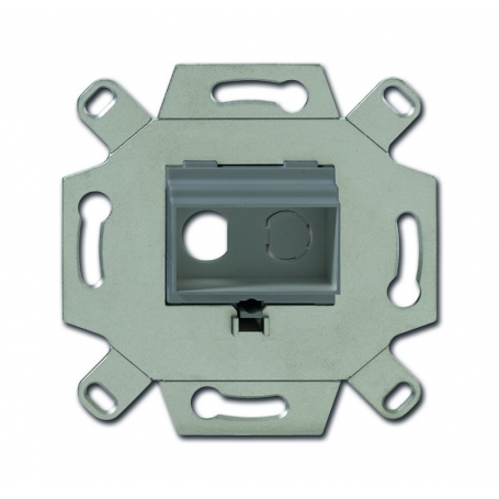 Busch-Jäger communication adapter, for Cinch sockets grey 0230-0-0443