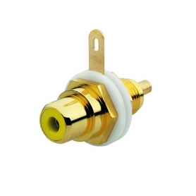 Busch-Jäger Cinch socket, a kommunikációs adapterek sárga 0230-0-0450