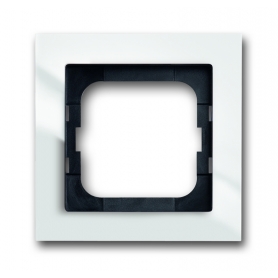 Busch-Jäger cover frame, 1x frame studio white 1754-0-4331