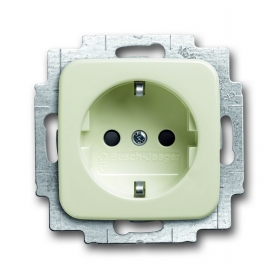 Busch-Jäger SCHUKO® socket insert, with int. erh. touch protection white 2013-0-5312