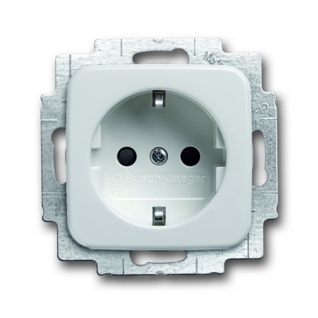 Busch-Jäger SCHUKO® socket insert, with inherent contact protection alpinwhite 2013-0-5319