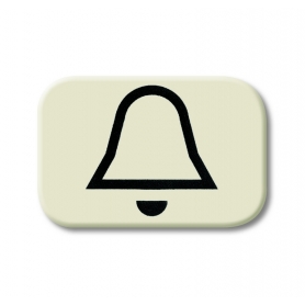 Busch-Jäger button symbol, bell white 1433-0-0432