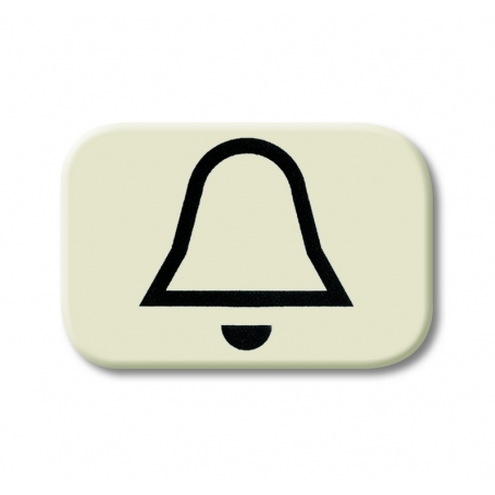 Busch-Jäger button symbol, bell white 1433-0-0432