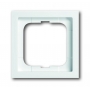 Cadre de recouvrement linéaire Busch-Jäger future®, cadre simple, blanc studio 1754-0-4235