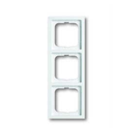 Busch-Jäger future® linear cover frame, 3x frame studio white 1754-0-4237