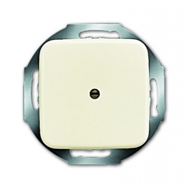 Busch-Jäger centrálny disk, s podporou prsteň biely 1710-0-0623