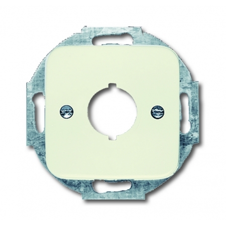 Busch-Jäger centrálny disk, s podporou prsteň biely 1724-0-0228