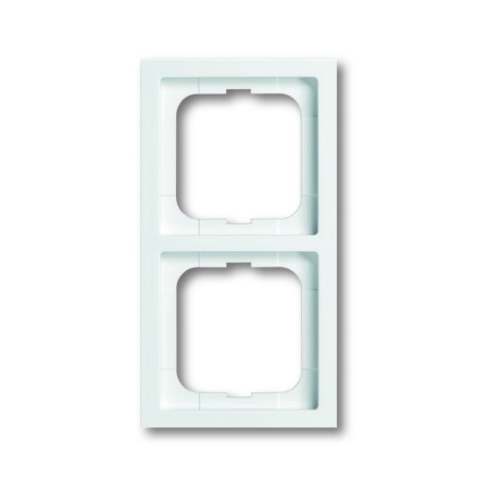 Busch-Jäger cover frame, 2x frame studio white 1754-0-4174