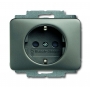 Busch-Jäger SCHUKO® socket insert platinum 2011-0-1417
