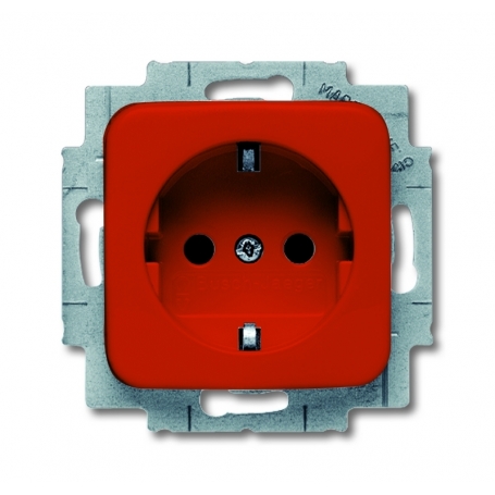Busch-Jäger SCHUKO® umetak utičnice, s interno povećanom zaštitom od kontakta crvena 2013-0-4722