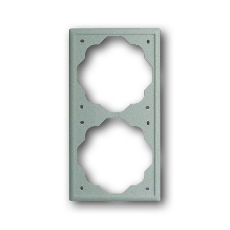 Busch-Jäger cover frame, 2x frame champagne metallic 1754-0-2528