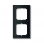 Busch-Jäger future® linear cover frame, 2x frame black matt 1754-0-4420
