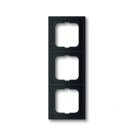 Busch-Jäger future® linear cover frame, 3x frame black matt 1754-0-4421