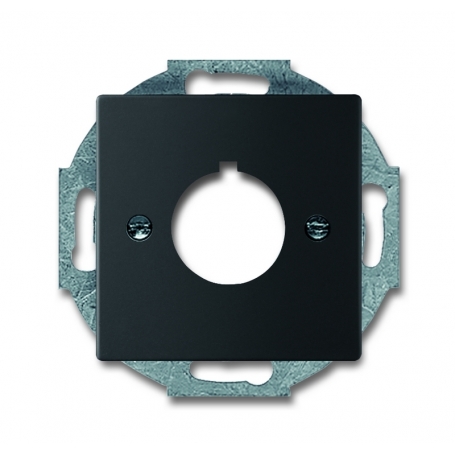 Busch-Jäger centrálny disk, s prsteň čierny matt 1724-0-4301