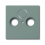 Busch-Jäger centrálny disk, ako krytie pre komerčné antény zásuvky simetallic 1724-0-4291
