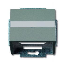 Busch-Jäger pokrovna ploča, s prstenom za nošenje, metalik siva 1724-0-4292