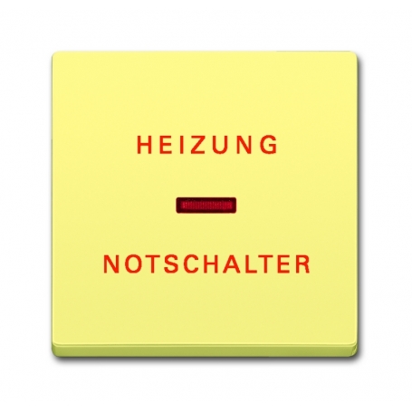 Busch-Jäger Wippe, mit Aufdruck gelb 1751-0-3010