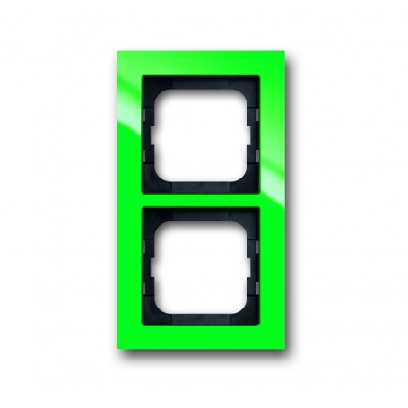 Busch-Jäger cover frame, 2x frame green 1754-0-4338