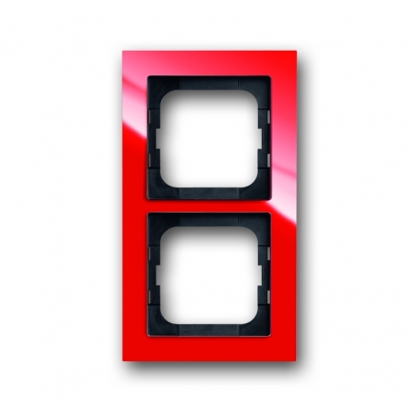 Busch-Jäger cover frame, 2x frame red 1754-0-4341