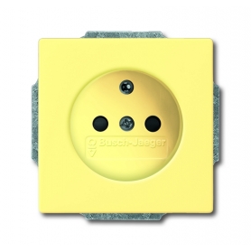 Busch-Jäger socket insert, with grounding pencil yellow 2017-0-0853