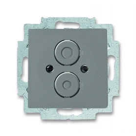 Busch-Jäger central disc, with support ring greymetallic 1710-0-3851